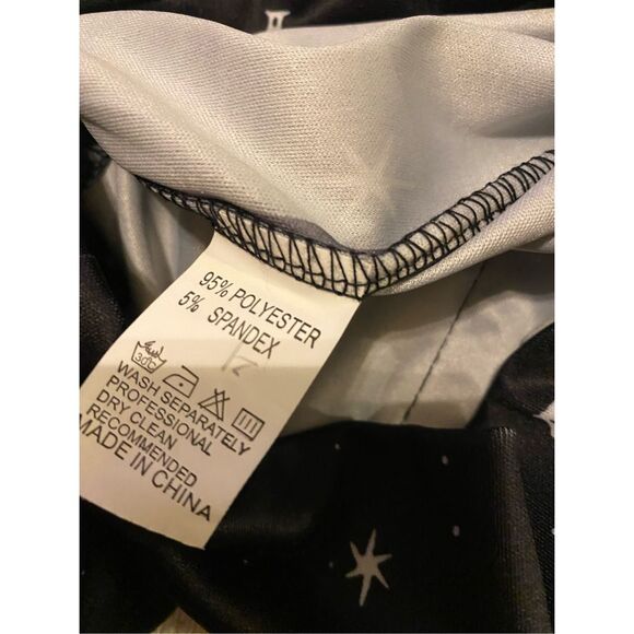 FancyQube Black Cat Hoodie Moon Pentagram Goth Gothic Punk Grunge Witch Occult - Picture 9 of 13